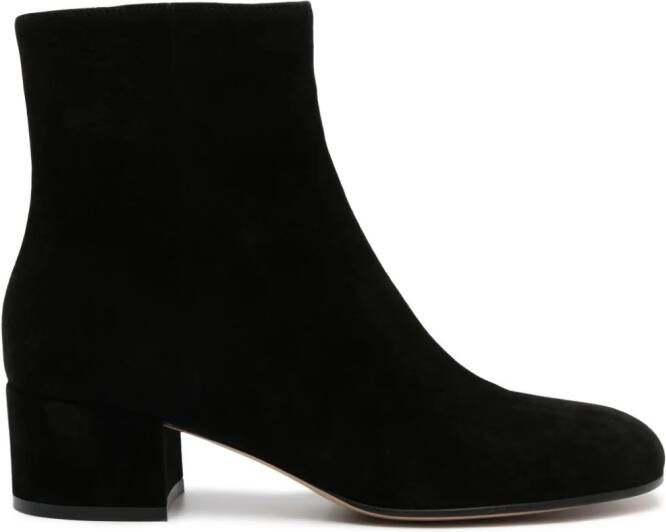 Gianvito Rossi Margaux 45mm suede ankle boots Black