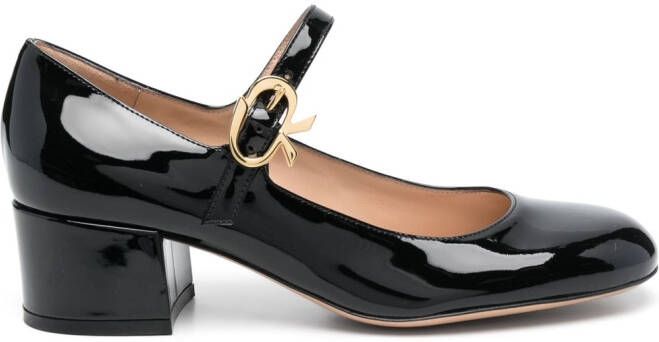 Gianvito Rossi 45mm Mary Ribbon pumps Black