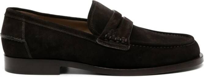 Gianvito Rossi Michael suede loafers Brown