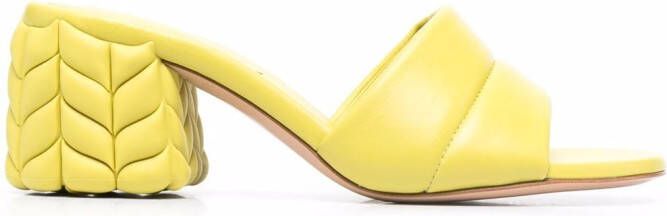 Gianvito Rossi padded leather sandals Green