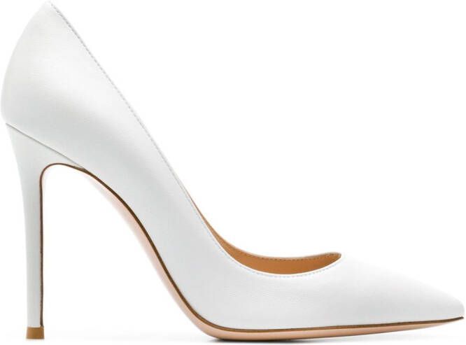 Gianvito Rossi 105mm Gianvito leather pumps White