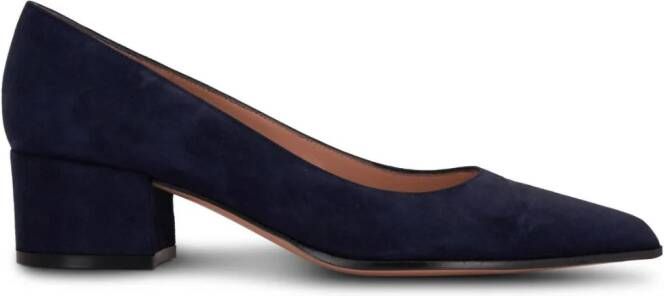 Gianvito Rossi Piper 50mm suede pumps Blue