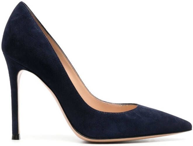 Gianvito Rossi Gianvito 105mm suede pumps Blue