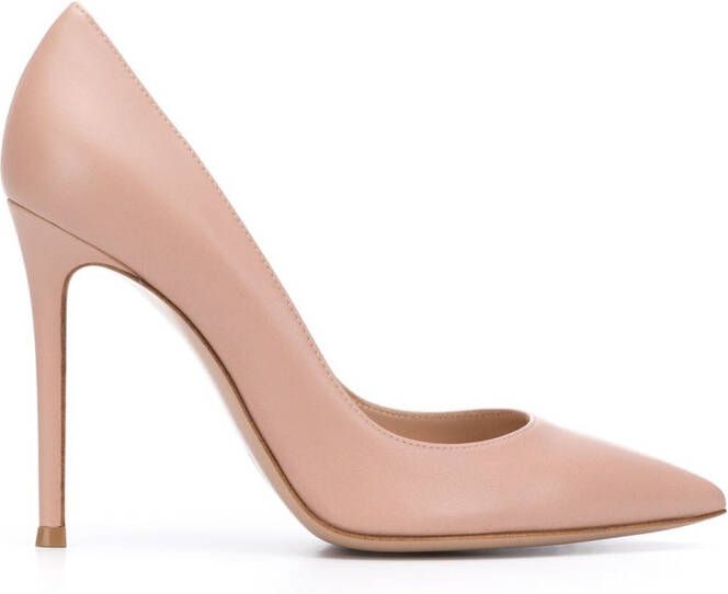 Gianvito Rossi Gianvito 105mm leather pumps Neutrals