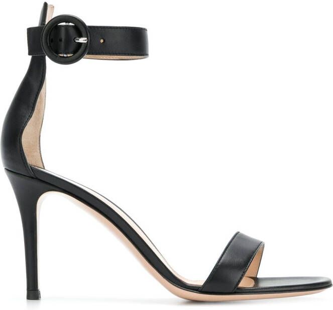 Gianvito Rossi 85mm Portofino sandals Black