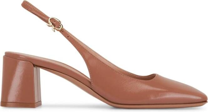 Gianvito Rossi Praline leather pumps Neutrals