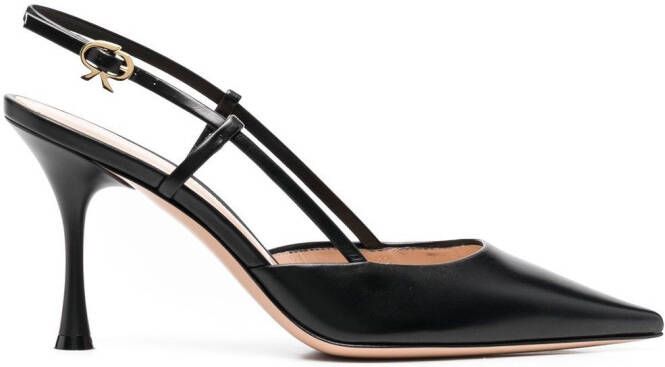 Gianvito Rossi Ascent 85mm slingback pumps Black