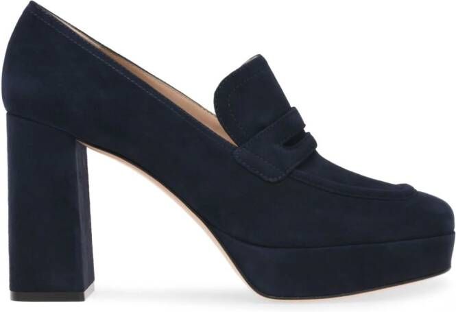 Gianvito Rossi Rouen 70mm suede pumps Blue