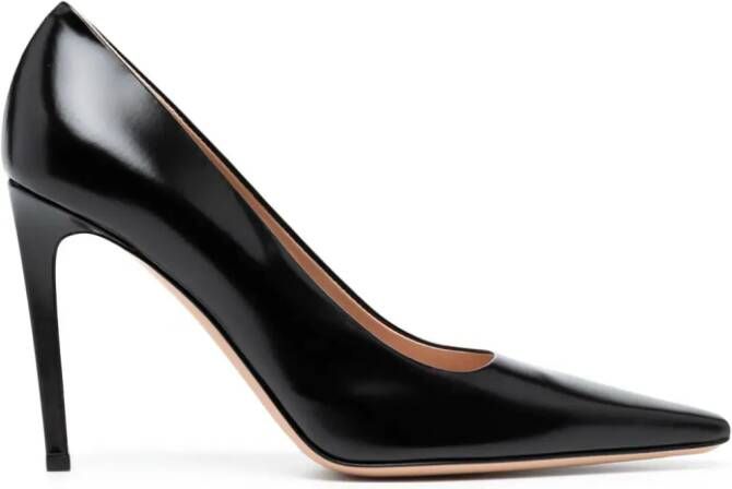 Gianvito Rossi 95mm Tokio leather pumps Black