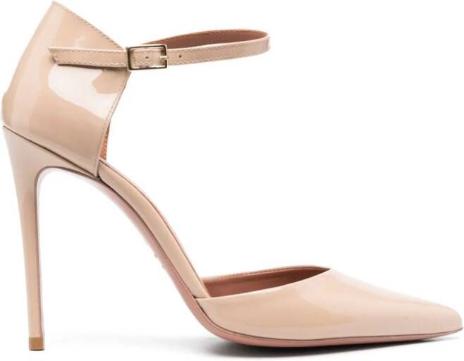 Giuliano Galiano Jil 115mm leather pumps Neutrals