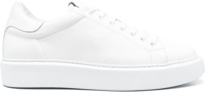 Giuliano Galiano lace-up calf-leather sneakers White
