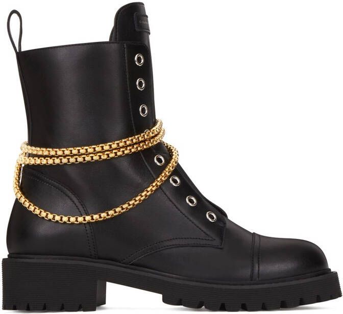 Giuseppe Zanotti Alexa chain-detail boots Black
