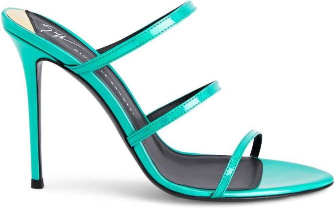 Giuseppe Zanotti 105mm Alimha sandals Green