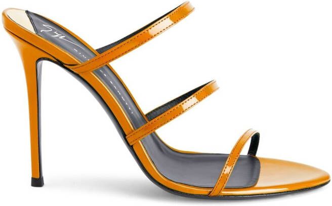 Giuseppe Zanotti 105mm Alimha sandals Orange