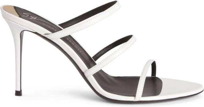 Giuseppe Zanotti 90mm Almiha sandals White