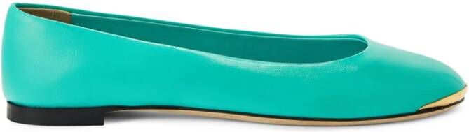 Giuseppe Zanotti Amur 2.0 ballerina shoes Green