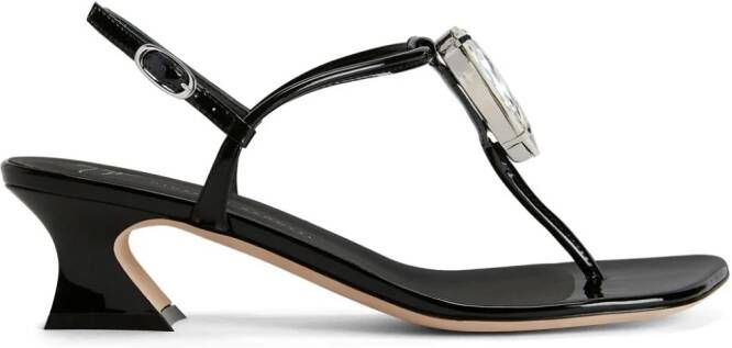 Giuseppe Zanotti 45mm Anthonia rhinestone-embellished sandals Black