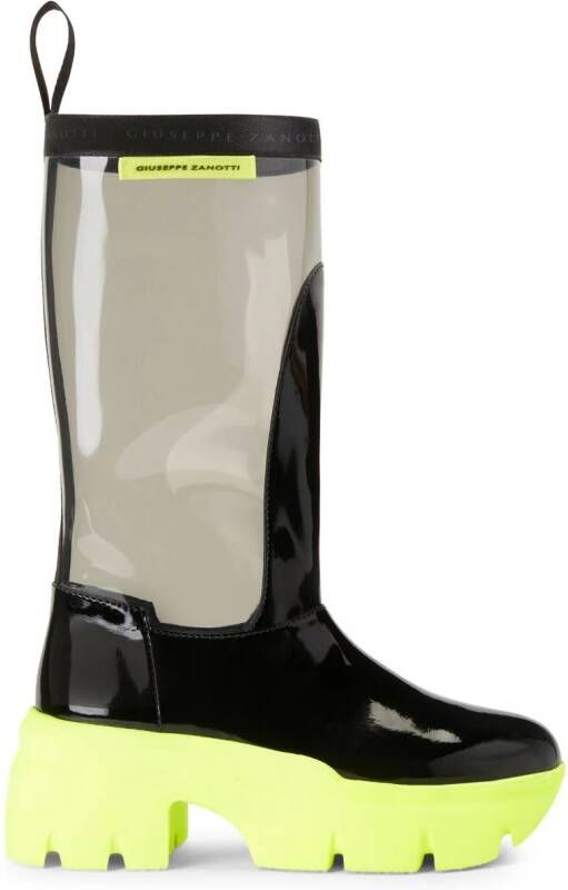 Giuseppe Zanotti 60mm Apocalypse Riot platform boots Neutrals