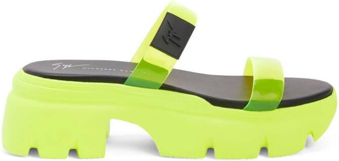 Giuseppe Zanotti 60mm Apocalypse Summer sandals Yellow