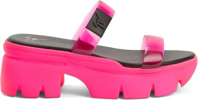 Giuseppe Zanotti Apocalypse Summer platform sandals Pink