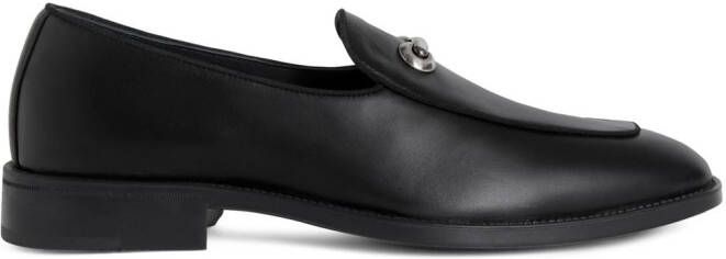 Giuseppe Zanotti Archibald buckle-detail loafers Black