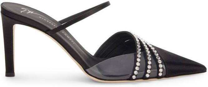 Giuseppe Zanotti 85mm Audrine mules Black