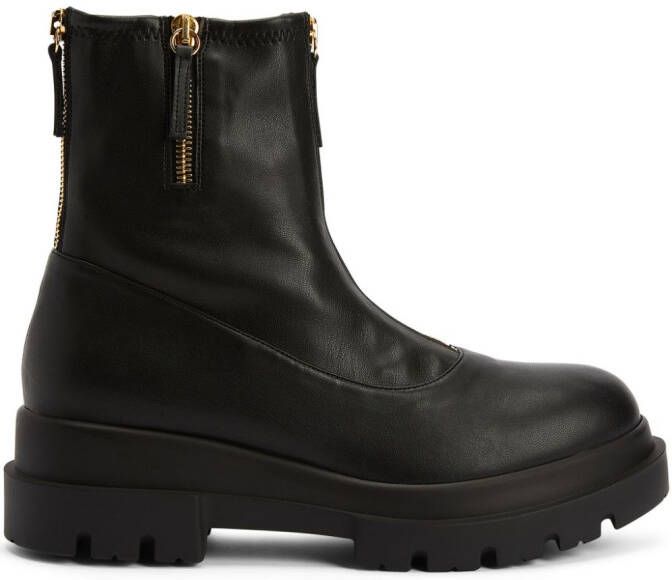 Giuseppe Zanotti 40mm Avice zipped ankle boots Black