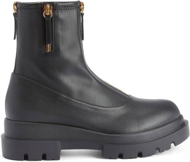 Giuseppe Zanotti Avide zip-up combat boots Black
