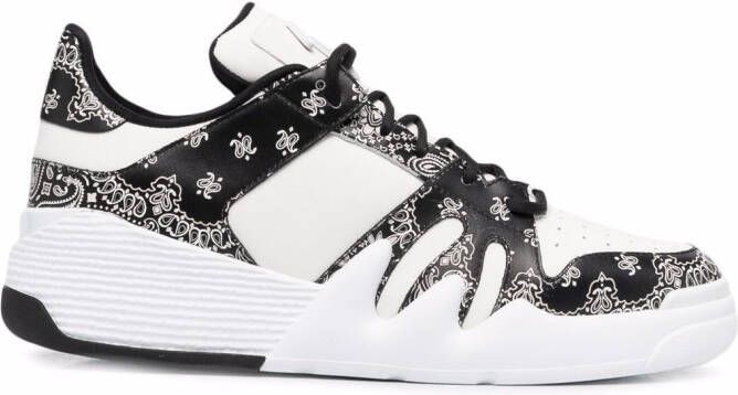 Giuseppe Zanotti bandana-print low-top sneakers White