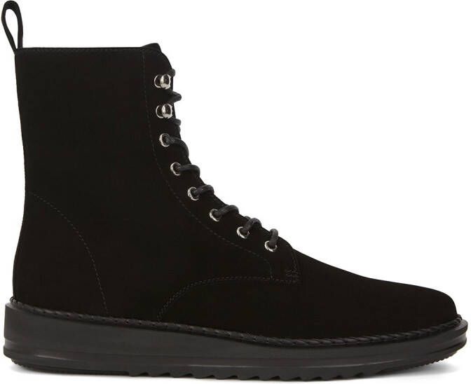 Giuseppe Zanotti Bassline suede ankle boots Black