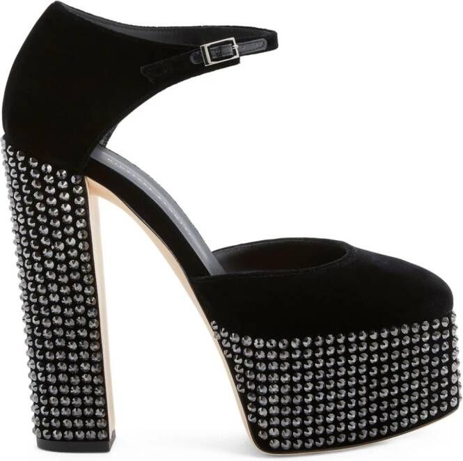 Giuseppe Zanotti 150mm Bebe Strass pumps Black