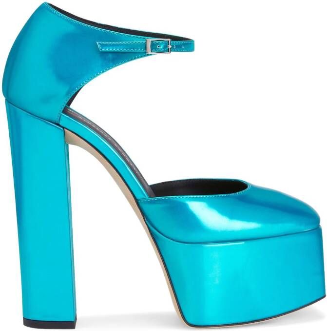 Giuseppe Zanotti 150mm Bebe platform pumps Blue