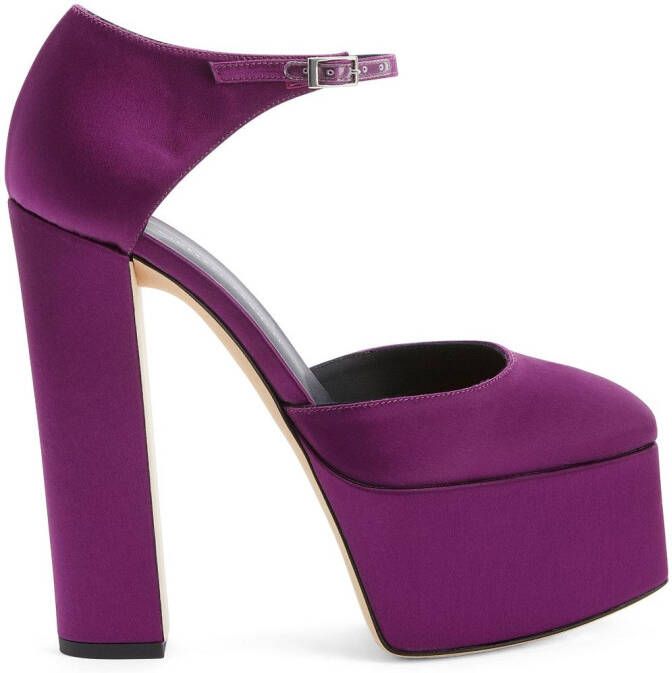 Giuseppe Zanotti 150mm Bebe platform pumps Purple