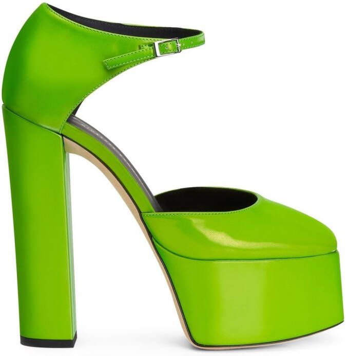 Giuseppe Zanotti Bebe platform pumps Green