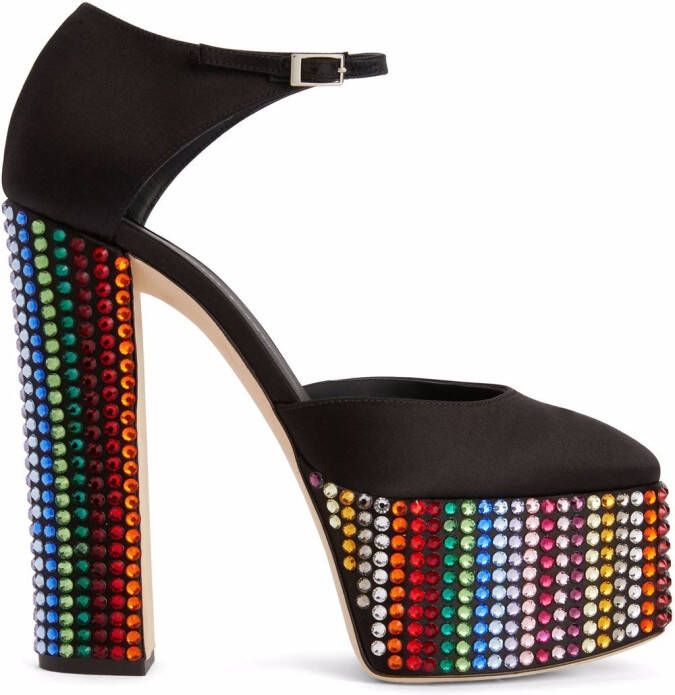 Giuseppe Zanotti 150mm Bebe Strass pumps Black
