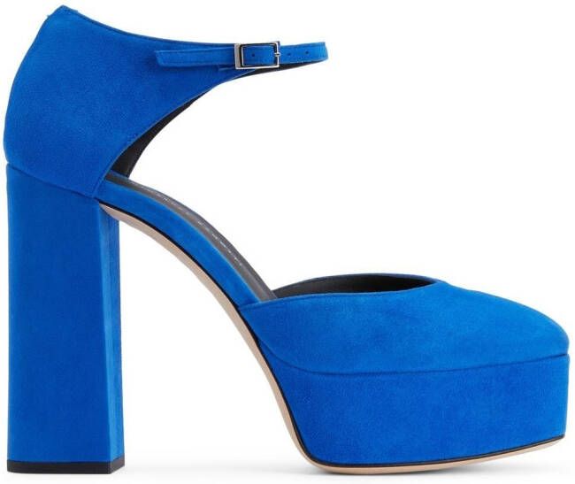 Giuseppe Zanotti 120mm Bebe platform pumps Blue