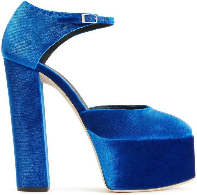 Giuseppe Zanotti 150mm Bebe platform pumps Blue