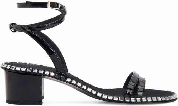 Giuseppe Zanotti 40mm Bellatriks sandals Black