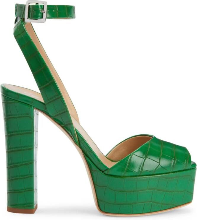 Giuseppe Zanotti 120mm Betty platform sandals Green