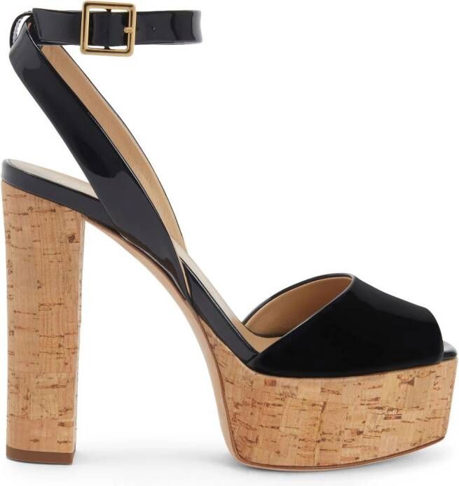 Giuseppe Zanotti 120mm Betty platform sandals Black