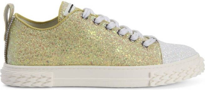 Giuseppe Zanotti Blabber glitter sneakers Yellow