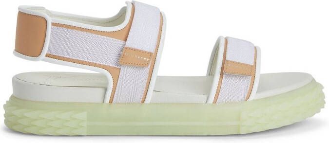 Giuseppe Zanotti Blabber Gummy strappy sandals White