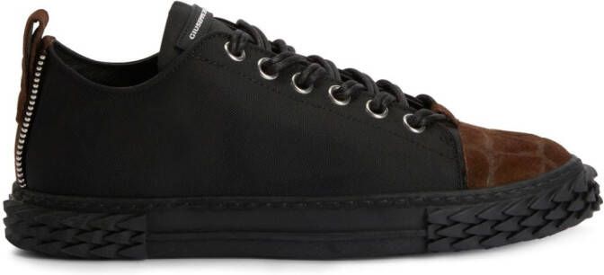 Giuseppe Zanotti Blabber panelled sneakers Black