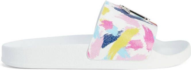 Giuseppe Zanotti Brett slides White