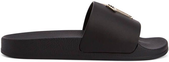 Giuseppe Zanotti Brett slides Black