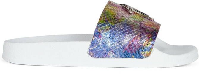 Giuseppe Zanotti Brett python-effect slides Blue