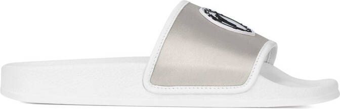 Giuseppe Zanotti Brett satin slides White
