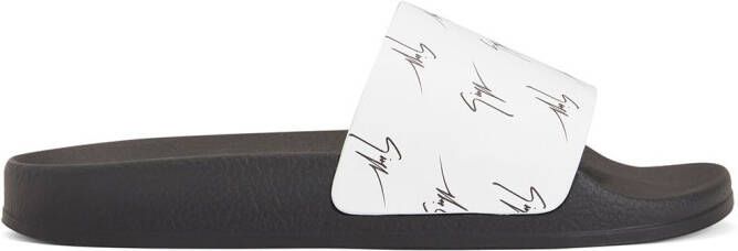 Giuseppe Zanotti Brett slides White