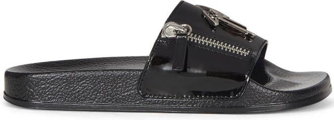 Giuseppe Zanotti Brett Zip slides Black
