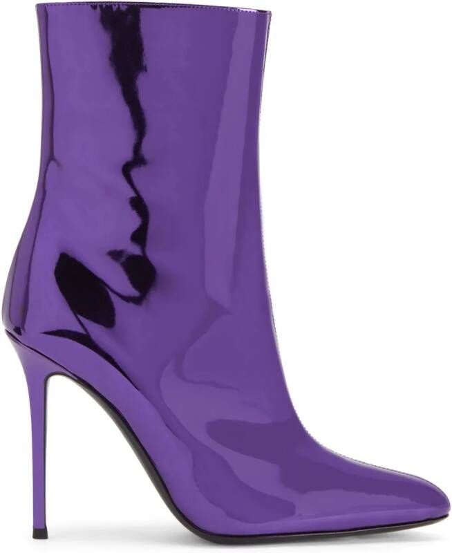 Giuseppe Zanotti 105mm Brytta boots Purple